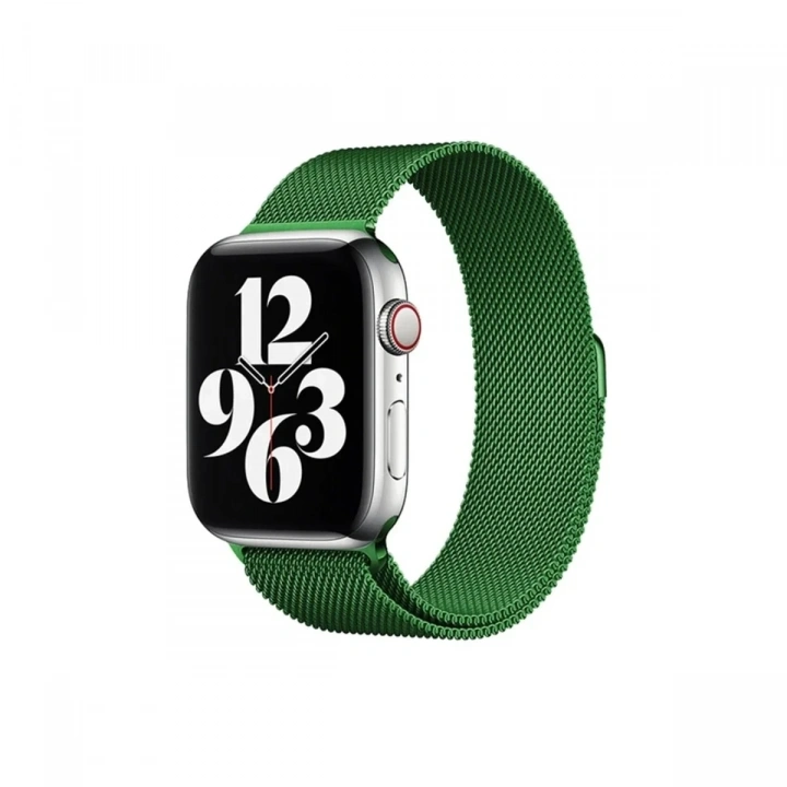Mey İthalat®   Watch 38mm Metal Mıknatıslı Kordon - Yeşil