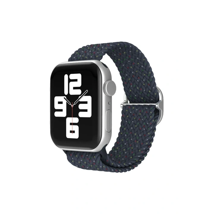 Mey İthalat®   Watch 38mm Star Kordon - Benekli Lacivert