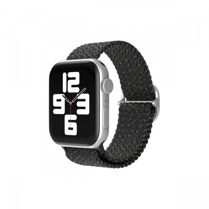 Mey İthalat®   Watch 38mm Star Kordon - Benekli Siyah