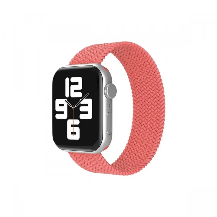 Mey İthalat®   Watch 42mm Ayarlı Solo Silikon Kordon - Pembe