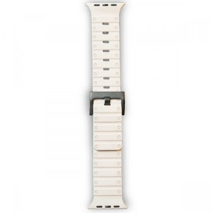 Mey İthalat®   Watch 42mm Magnus Mıknatıslı Silikon Kordon - Yıldız Işığı