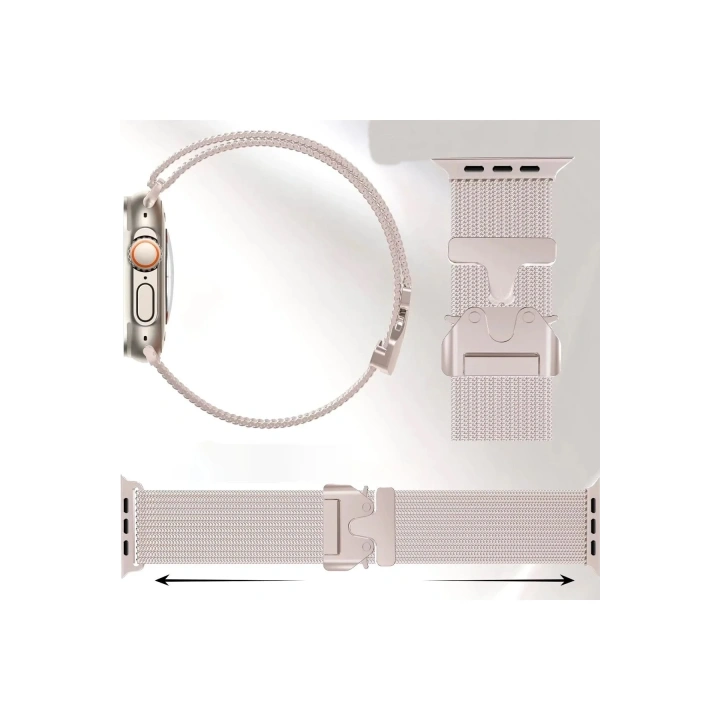 Mey İthalat®   Watch 42mm Milano Metal Kordon - Desert
