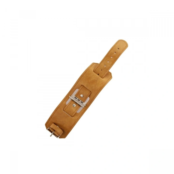 Mey İthalat®   Watch 42mm NL17 Deri Kordon - Taba