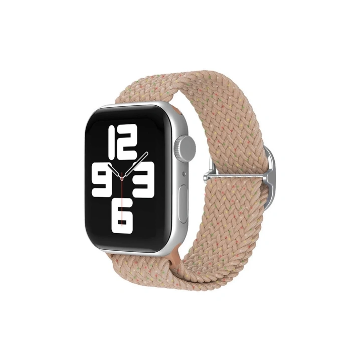 Mey İthalat®   Watch 42mm Star Kordon - Benekli Pudra