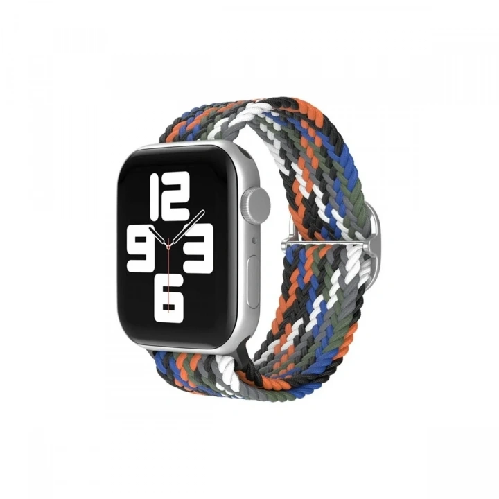 Mey İthalat®   Watch 42mm Star Kordon - Gri-Turuncu