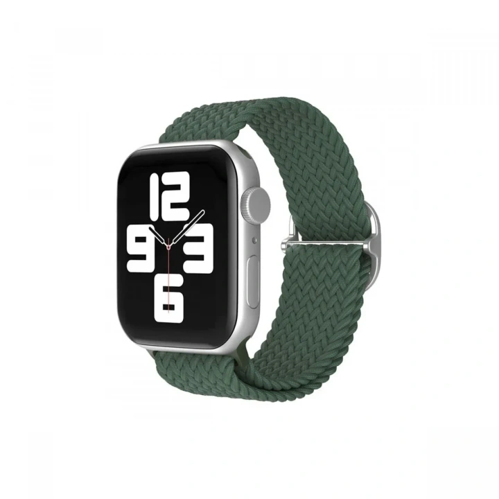 Mey İthalat®   Watch 42mm Star Kordon - Koyu Yeşil