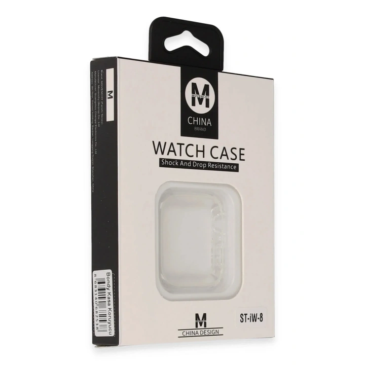 Mey İthalat®  Watch 45mm Bondy Kasa Koruyucu - Beyaz