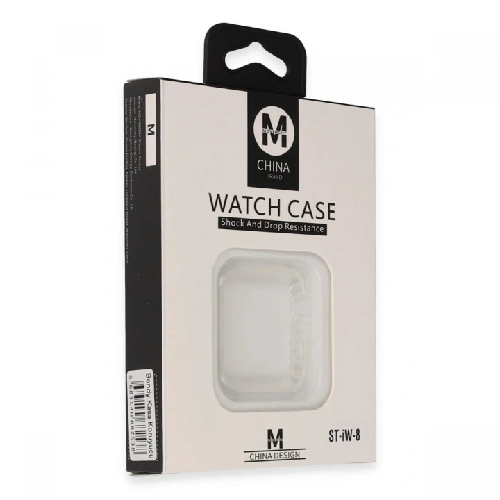 Mey İthalat®  Watch 45mm Bondy Kasa Koruyucu - Beyaz
