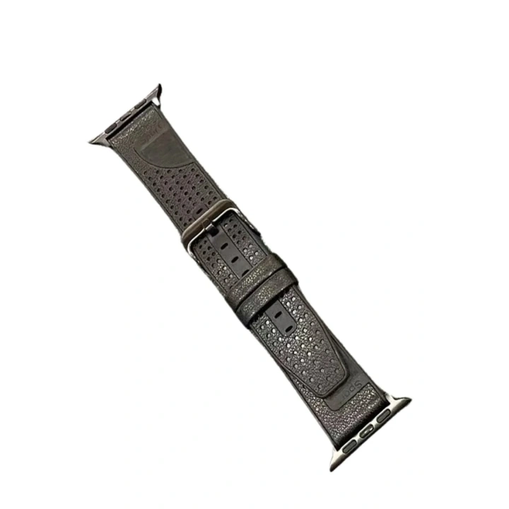 Mey İthalat®  Watch 45mm Buff Deri Kordon - Siyah