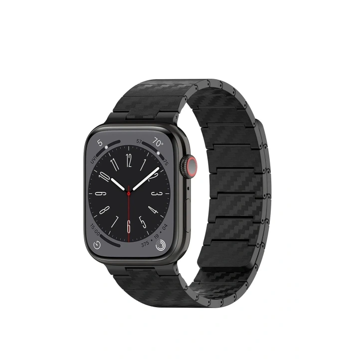 Mey İthalat®  Watch 45mm Carbon Steel Kordon - Siyah