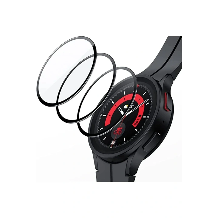 Mey İthalat®  Watch 5 Pro 45mm Polymer Nano Ekran Koruyucu - Şeffaf