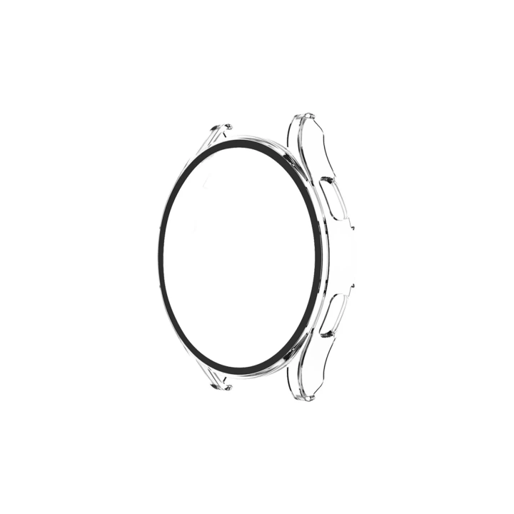Mey İthalat®  Watch 5 Pro 45mm Wall Camlı Kasa Ekran Koruyucu - Şeffaf