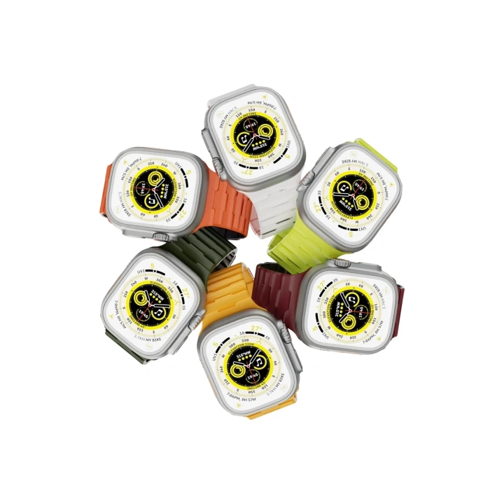 Mey İthalat®   Watch Ultra 49mm Wowen Kordon - Bej