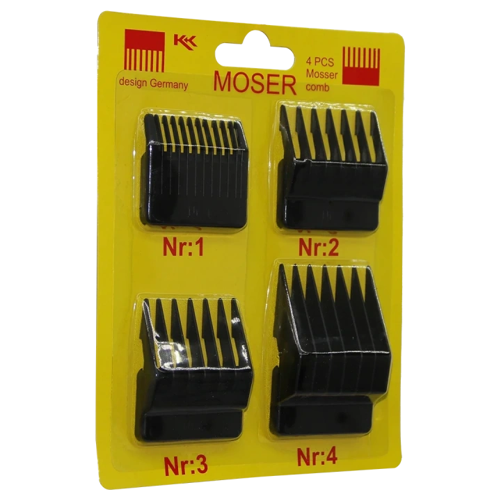 MOSER 4 PARÇA  MAKİNE TARAK SET (5468)