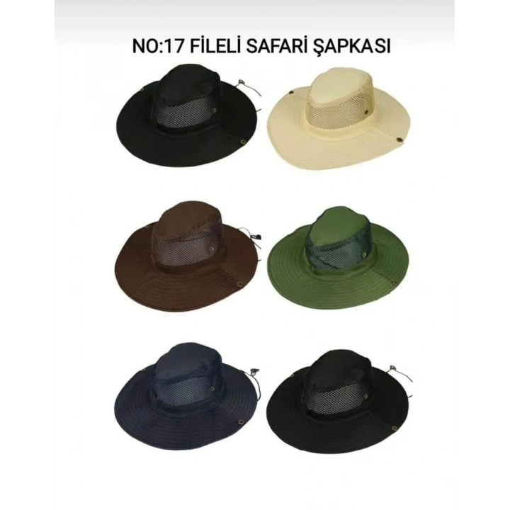 NO-17 FİLELİ SAFARİ ŞAPKA (5468)