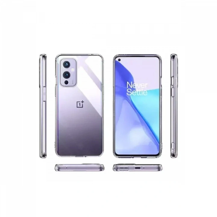 One Plus 9 Kılıf Lüx Şeffaf Silikon