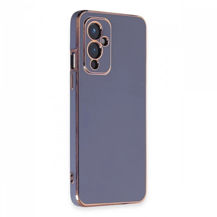 One Plus 9 Kılıf Volet Silikon - Mavi