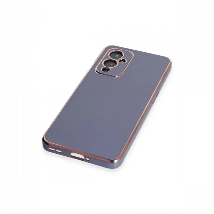 One Plus 9 Kılıf Volet Silikon - Mavi
