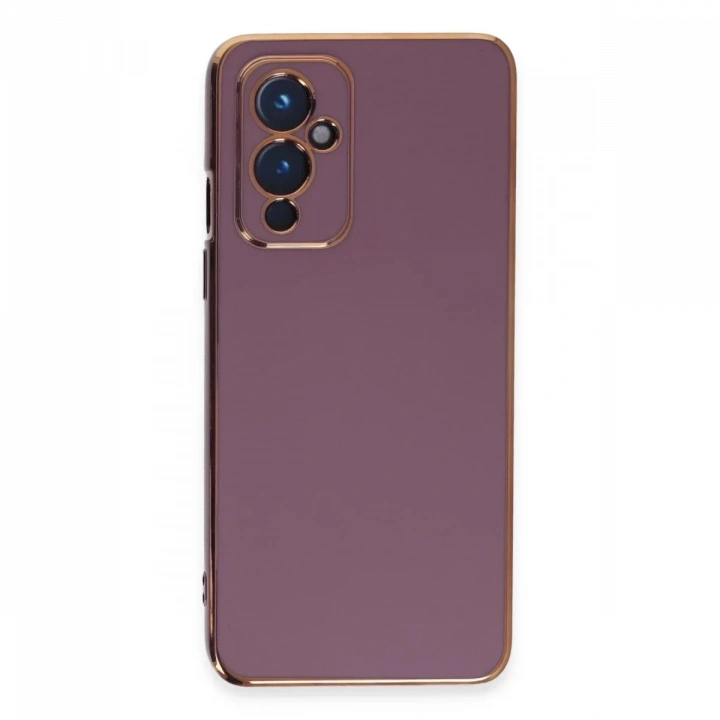 One Plus 9 Kılıf Volet Silikon - Mor