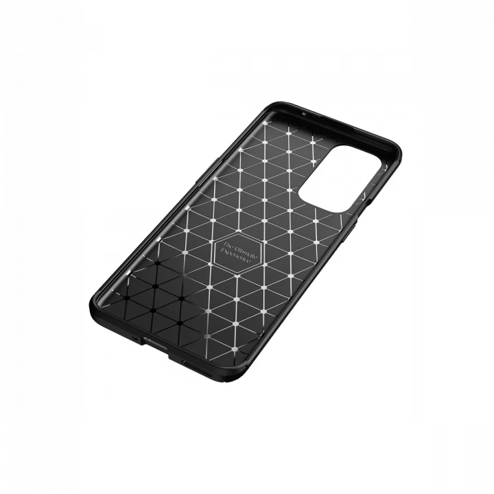 One Plus 9 Pro Kılıf Auto Focus Karbon Kapak - Siyah
