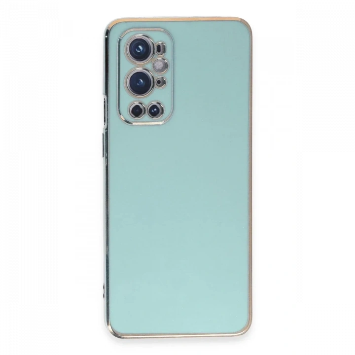 One Plus 9 Pro Kılıf Volet Silikon - Açık Yeşil