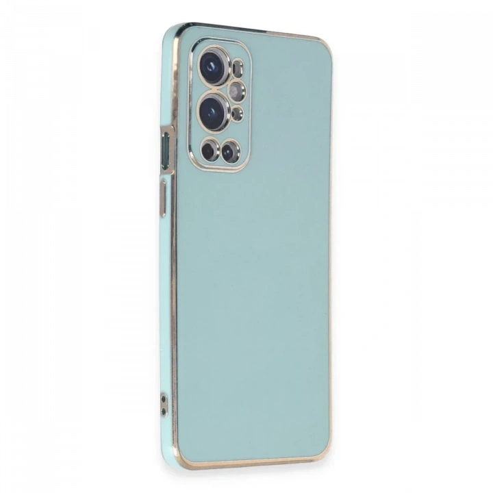 One Plus 9 Pro Kılıf Volet Silikon - Açık Yeşil