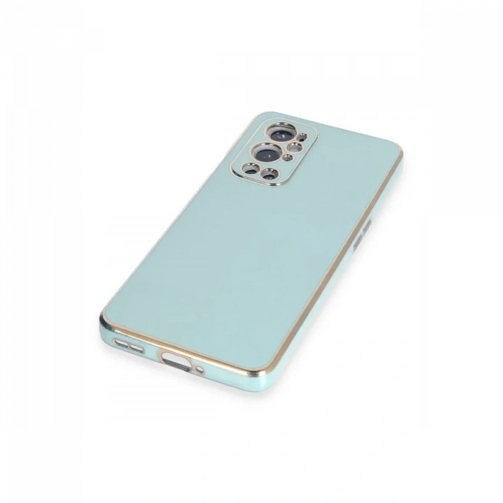 One Plus 9 Pro Kılıf Volet Silikon - Açık Yeşil