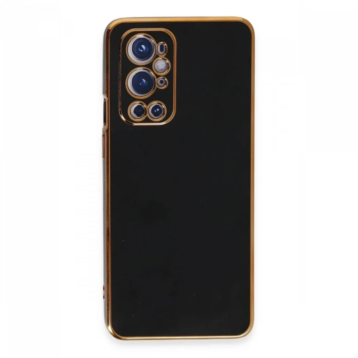 One Plus 9 Pro Kılıf Volet Silikon - Siyah