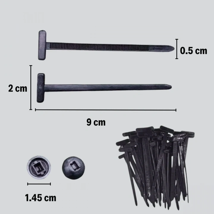 Plastik Bağlantı Elemanları 30lu Set (5468)