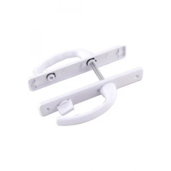 POŞETLİ BANYO-WC - KİLİTLİ BEYAZ PVC KAPI KOLU (5468)