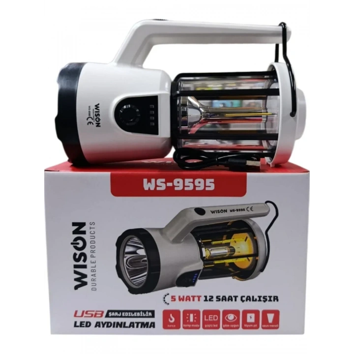 Profesyonel El Feneri &amp;amp; Kamp Lambası | 5W (5468)