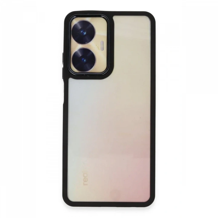 Realme C55 Kılıf Dora Kapak - Siyah