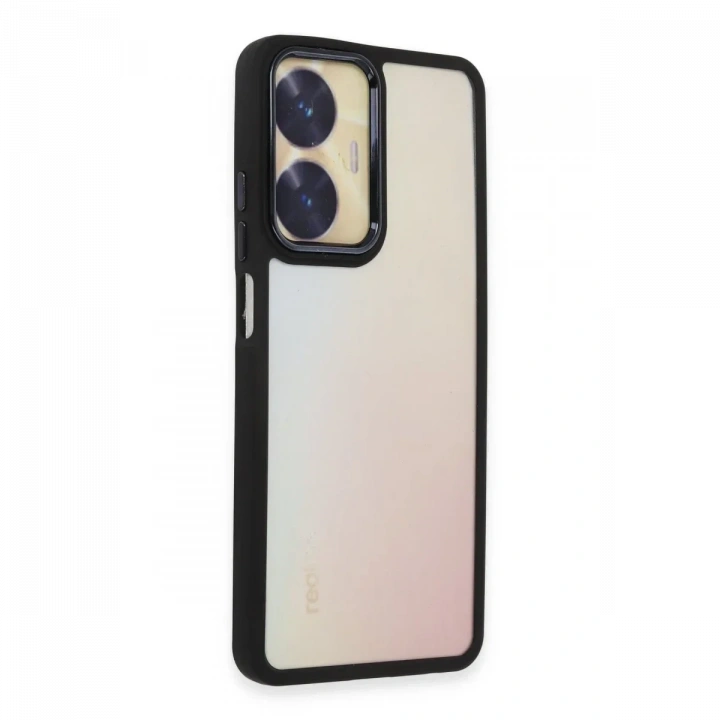 Realme C55 Kılıf Dora Kapak - Siyah