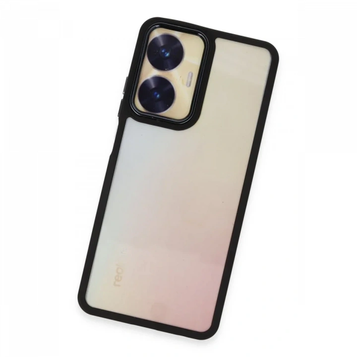 Realme C55 Kılıf Dora Kapak - Siyah