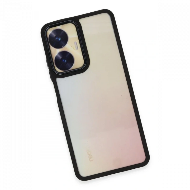 Realme C55 Kılıf Dora Kapak - Siyah