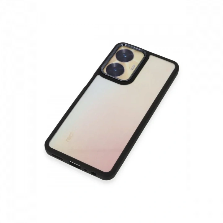 Realme C55 Kılıf Dora Kapak - Siyah