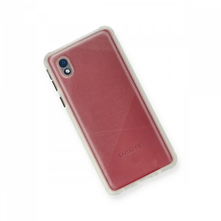 Samsung Galaxy A01 Core Kılıf Miami Şeffaf Silikon - Şeffaf