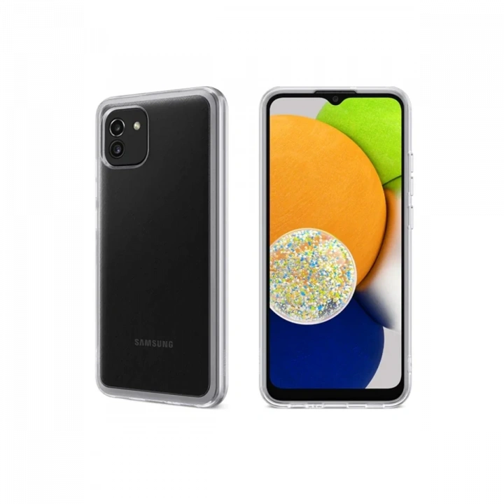 Samsung Galaxy A03 Kılıf Lüx Şeffaf Silikon
