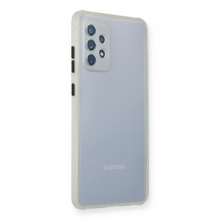 Samsung Galaxy A72 Kılıf Miami Şeffaf Silikon - Şeffaf