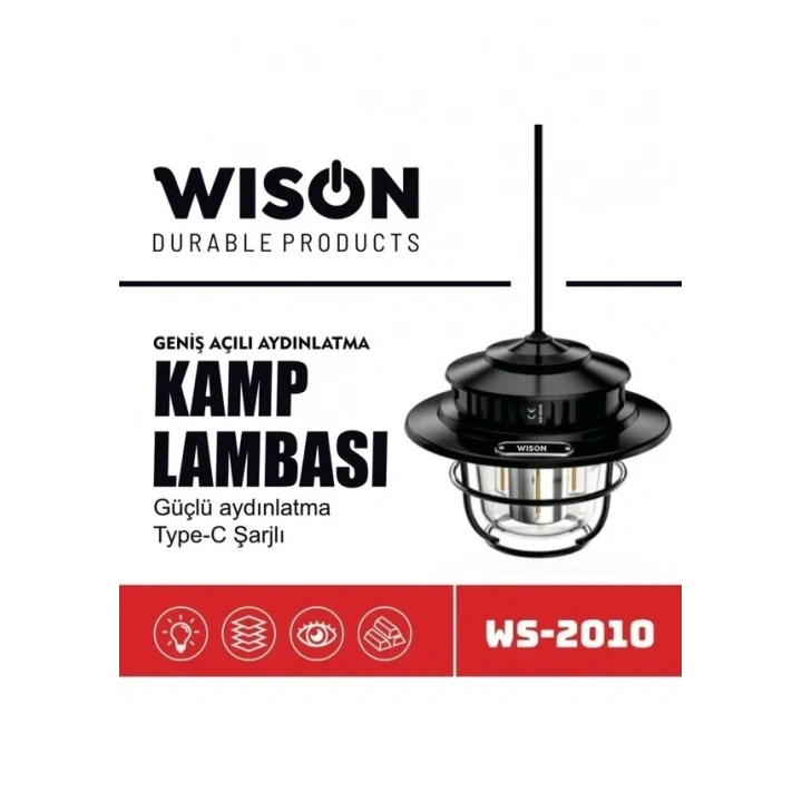 Wison WS-2010 Geniş Açılı Aydınlatma Kamp Lambası (5468)