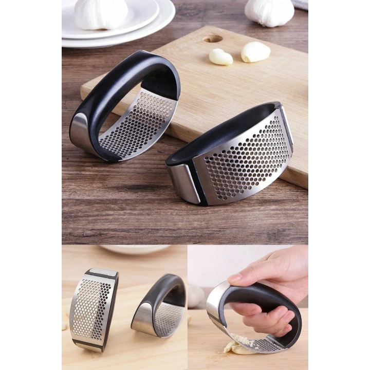 Yeni Sarımsak Ezici Paslanmaz Çelik Garlic Press (5468)