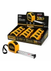 12 ADET 3MT X 16MM OTOMATİK ÇELİK ŞERİT METRE STOPLU (5468)