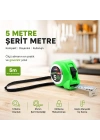 12 ADET MEASURING TAPE 5MTX25MM ŞERİT METRE (5468)