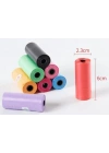 12 li Köpek Dışkı Poşet Düz Renkli Set (5468)