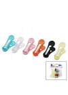 12PCS   YAYSIZ  PLASTİK RENKLİ MANDAL (5468)