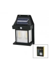 2 LAMBA SOLAR - SENSÖRLÜ APLİK DUVAR LAMBASI DIŞ MEKAN 5.5V - 1W - 1800mAh (5468)