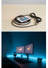 2 Metre Kumandalı USB LED Şerit Işık – Renk Ayarlı Dekoratif Ortam ve Ambiyans Aydınlatması