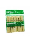 20PCS AHŞAP BAMBU MANDAL (5468)