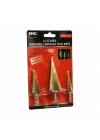 3 PARÇA  HSS KADEMELİ MATKAP UCU SET (5468)
