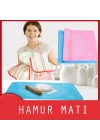 30*40 cm Hamur Matı Silikon Ölçekli Kullanımı Kolay Hamur Açma Matı (5468)